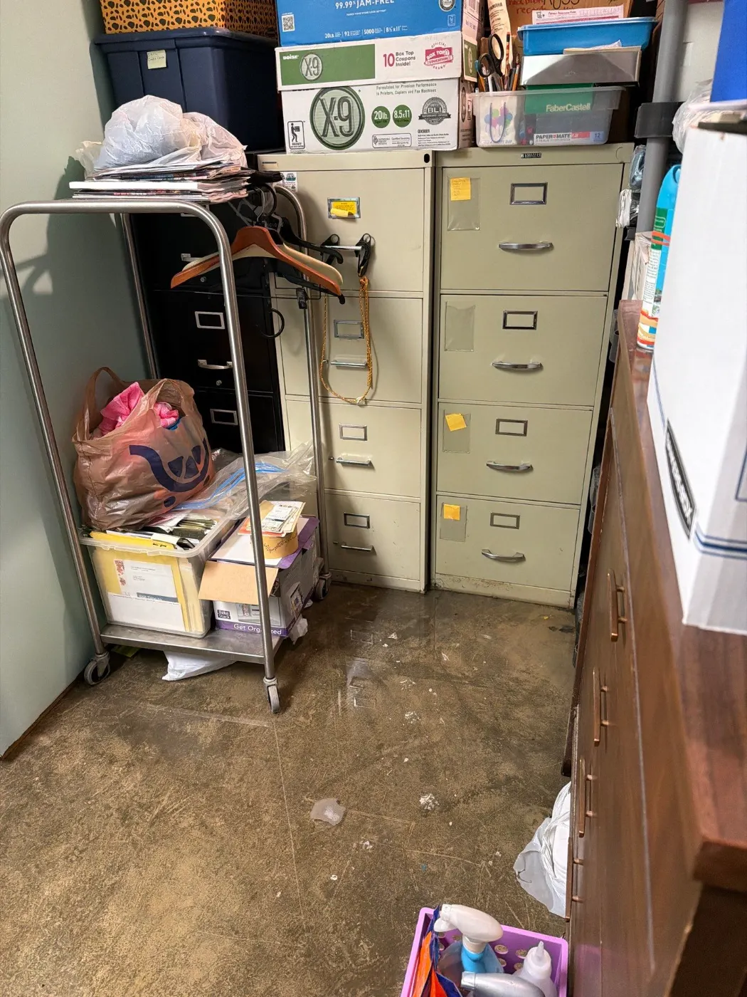 After-hours dry-out at Old Town Noblesville commercial property
